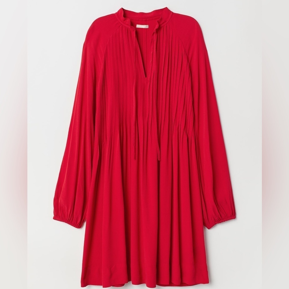 Flow midi long sleeve dress - Picture 2 of 7